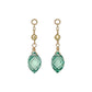 [Palette] 10K Green Quartz Charms (Yellow Gold) - Product Image