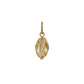 10K Citrine Polygon Shape Necklace Charm (Yellow Gold) - Product Image