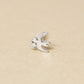 [Solo Earring] [Second Earrings] Platinum Diamond Swallow Single Earring - Product Image