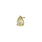 [Solo Earring] 18K/10K Lemon Quartz Dew Drop Single Earring (Yellow Gold) - Product Image