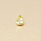 [Solo Earring] 18K/10K Lemon Quartz Dew Drop Single Earring (Yellow Gold) - Product Image