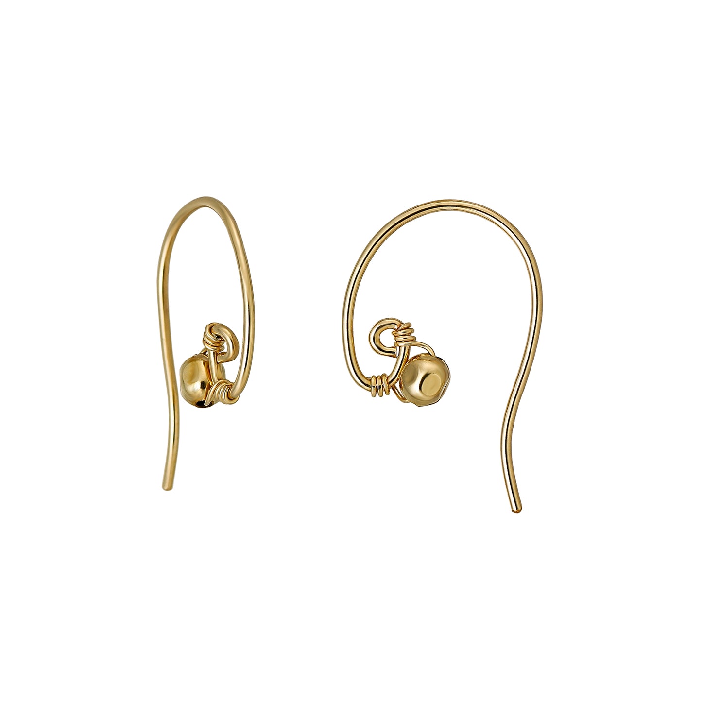 [Palette] Gold Filled Wire Base Earrings - Product Image