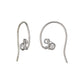 [Palette] Gold Filled Wire Earrings (Platinum Plated) - Product Image