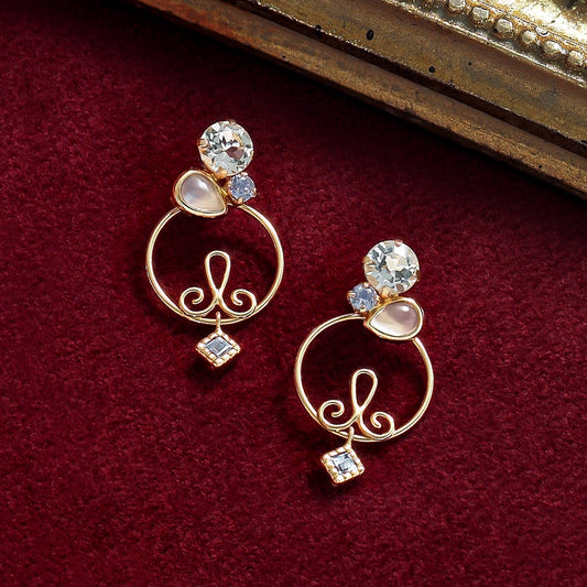 18K/10K 2Way Pierced Earrings [Bonbonniere] (Yellow Gold) - Product Image