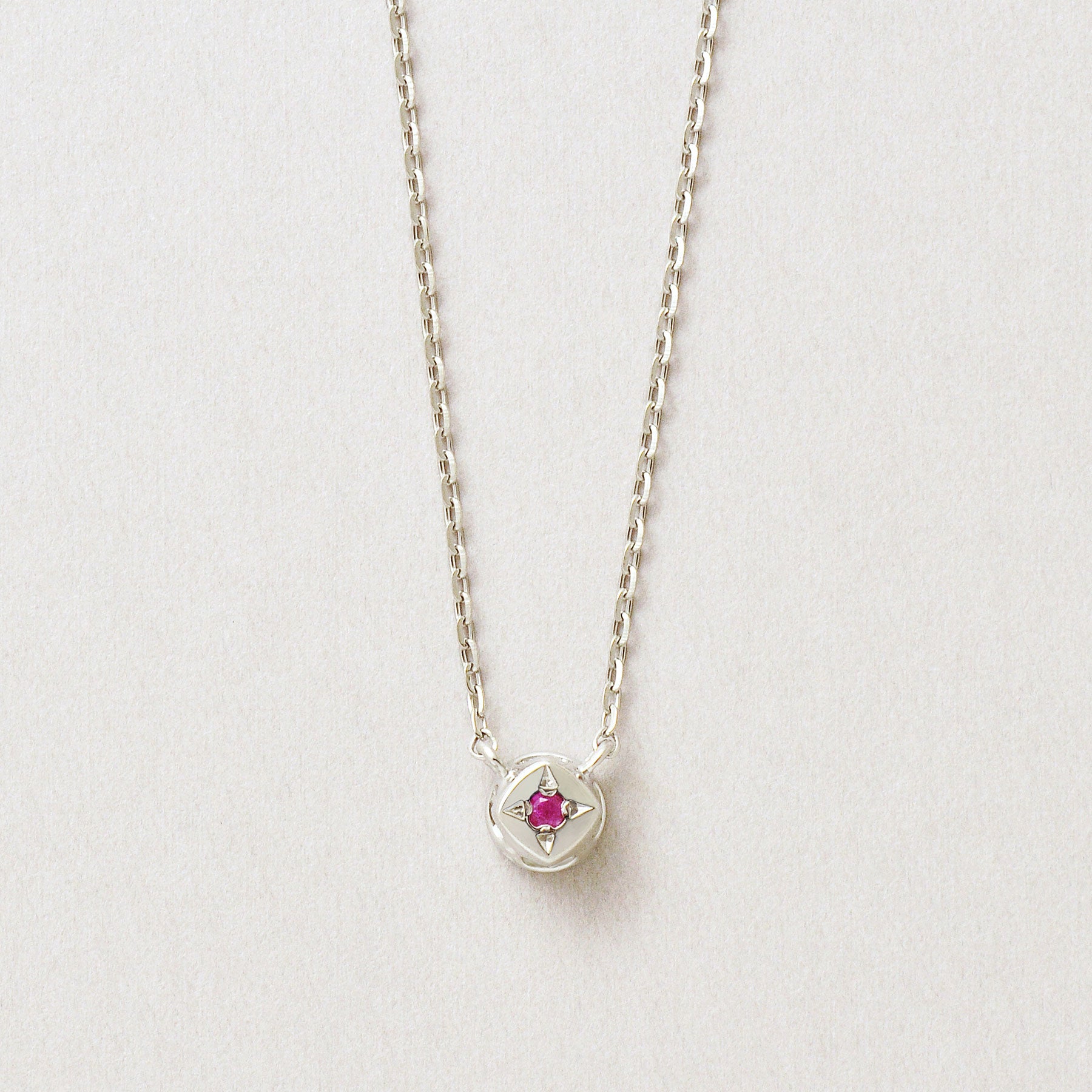 [Limited Edition] Platinum Diamond Solitaire Necklace - Product Image