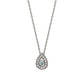 Platinum Diamond Eternal Dew Drop Necklace - Product Image