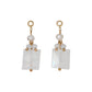 [Palette] 10K Blue Moonstone Rectangle Charms (Yellow Gold) - Product Image