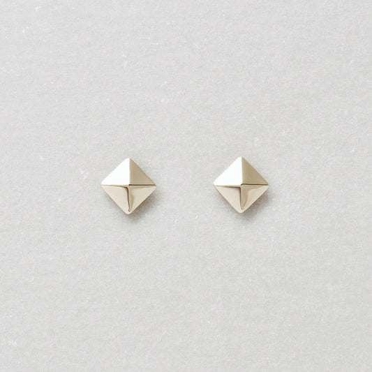 [Second Earrings] Platinum Stud Earrings (4mm) - Product Image