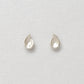 [Second Earrings] Platinum Dew Drop Earrings - Product Image