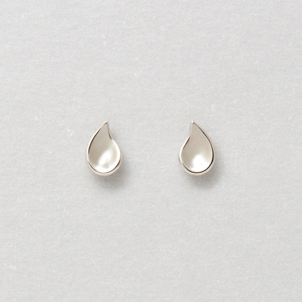 [Second Earrings] Platinum Dew Drop Earrings - Product Image