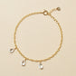 [WEB and Some Store Only] Gold Filled White Topaz Bracelet - Product Image