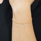 [WEB and Some Store Only] Gold Filled White Topaz Bracelet - Model Image