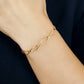 [WEB and Some Store Only] Gold Filled Wave Line Bangle - Model Image