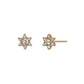 18K/10K Yellow Gold Diamond Lumiere Mini Earrings - Product Image