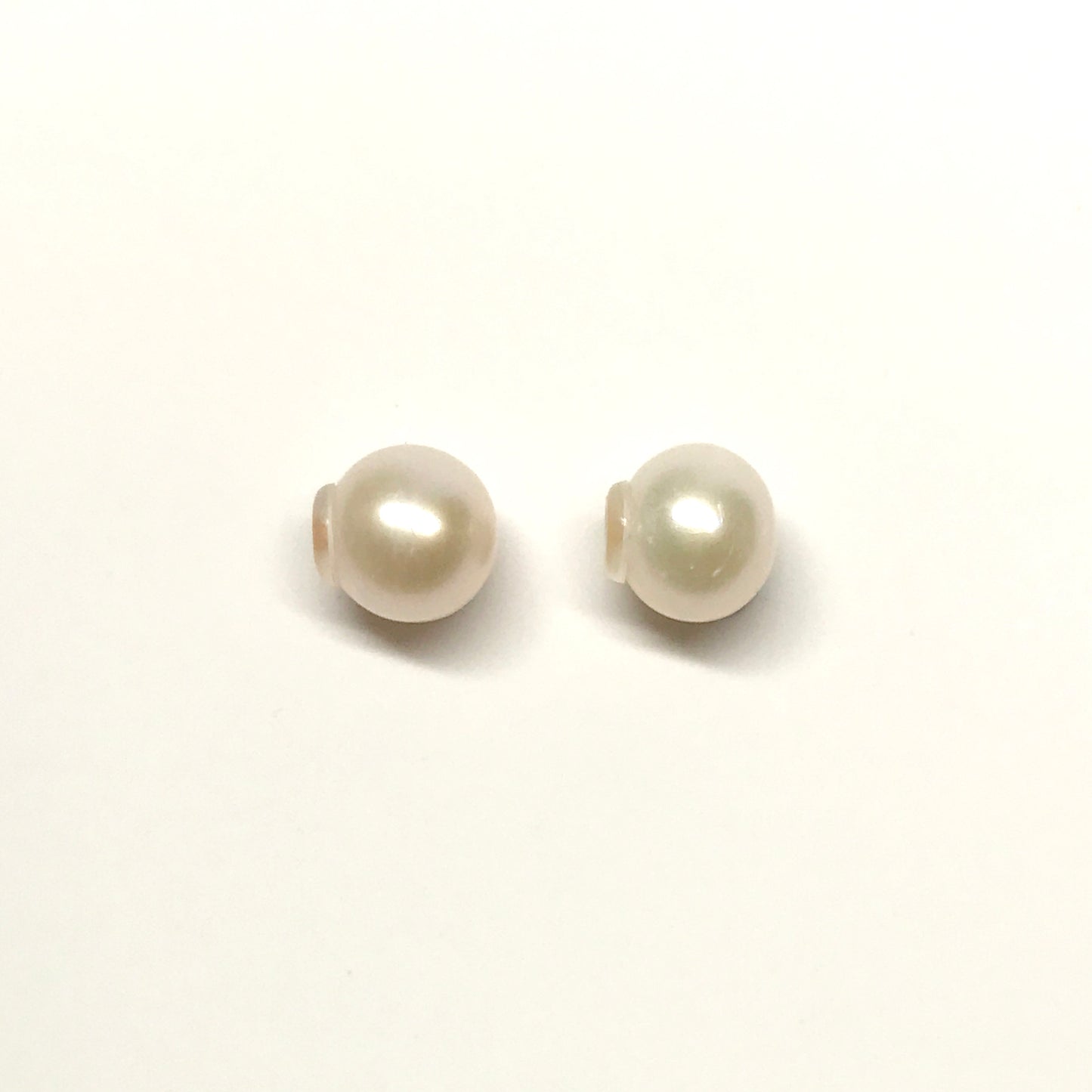 18K Gold Freshwater Pearl Earring Back Pair - Product Image