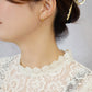 [Solo Earring] 18K/10K Orange Tea Single Earring (Yellow Gold) - Model Image