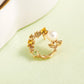 [Solo Earring] 18K/10K Mimosa Tea Single Earring (Yellow Gold) - Product Image