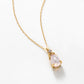 10K Moonlight Amethyst Lupine Necklace (Yellow Gold) - Product Image