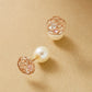 [Pannier] 18K/10K Limited Edition Freshwater Pearl Earrings [Cherry Blossoms] (Rose Gold) - Product Image