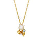 [Birth Flower Jewelry] March - Tulip Necklace (925 Sterling Silver) - Product Image