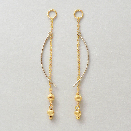 [Palette] Gold Filled Sparkly Bicolor Charms - Product Image