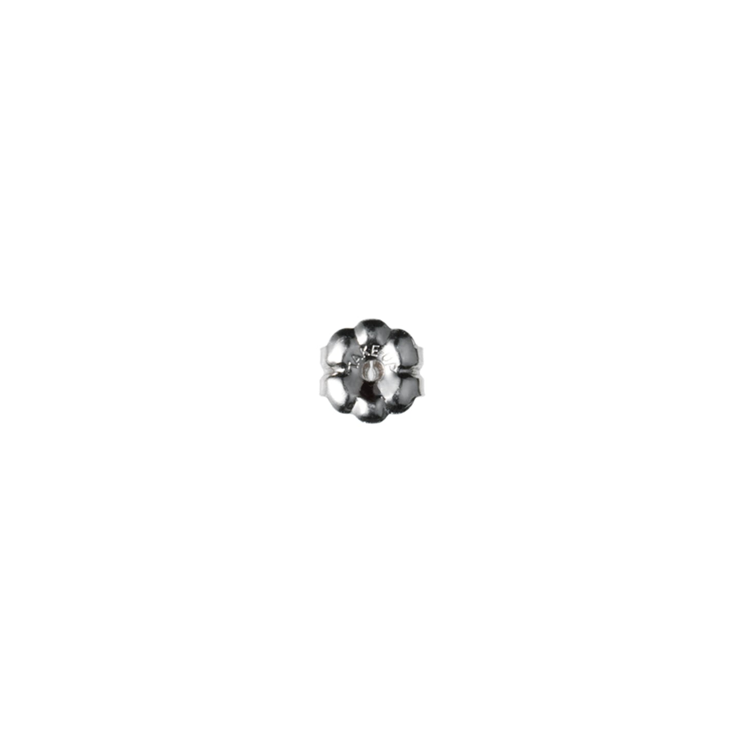 Single Earring Back (Platinum) - Product Image