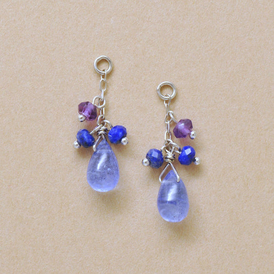 [Palette] 10K Tanzanite Charms (White Gold) - Product Image