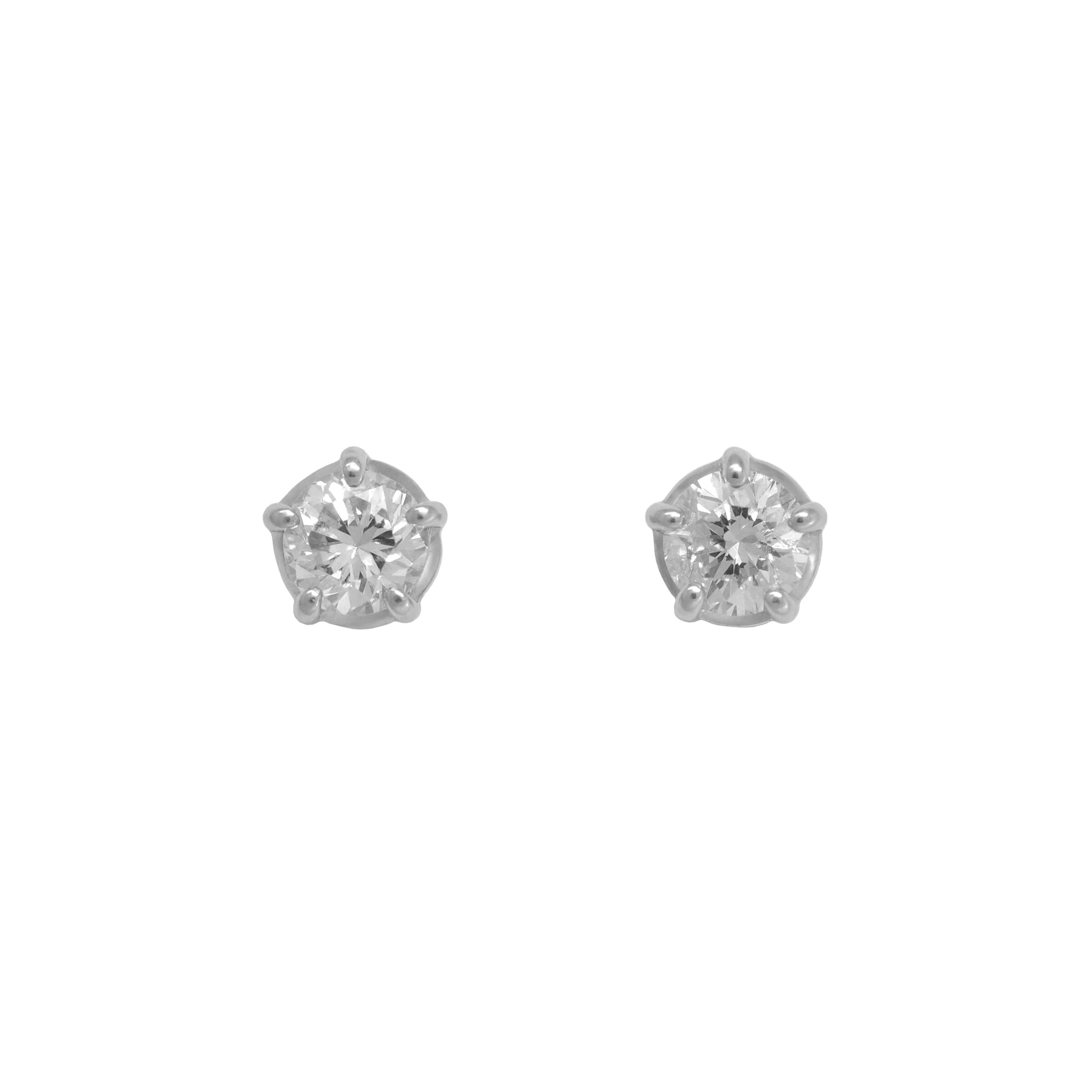 [Second Earrings] Platinum Diamond Earrings 0.30ct - Product Image