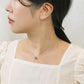 [Birth Flower Jewelry] September Gentian Necklace - Model Image