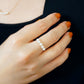 10K 5 Pearl Ring (Yellow Gold) - Model Image