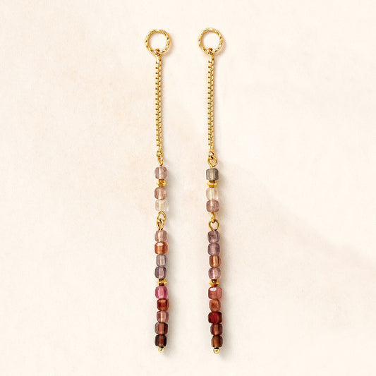 [Palette] 10K Multicolor Spinel Charms (Yellow Gold) - Product Image