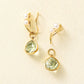 [Palette] 10K Green Quartz Maron Charms (Yellow Gold) - Product Image