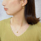 18K/10K Trilliant Peridot Earrings (Yellow Gold) - Model Image