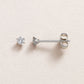 [Second Earrings] Platinum Diamond Earrings 0.14ct - Product Image