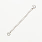 10K Chain Adjuster 5cm (White Gold) - Product Image