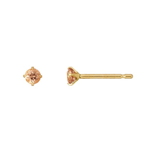 [Second Earrings] 18K Yellow Gold Imperial Garnet Earrings - Product Image