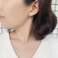 [Birth Flower Jewelry] September Gentian Earrings - Model Image