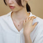 [Birth Flower Jewelry] December - Cyclamen Necklace (10K Rose Gold) - Model Image