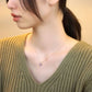 [Birth Flower Jewelry] February - Hyacinth Necklace (10K Rose Gold) - Model Image