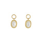 [Palette] 10K Yellow Gold White Shell Small Charms - Product Image