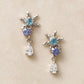 14K / 10K White Gold Tanzanite Snow Crystal Earrings - Product Image