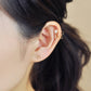 10K Yellow Gold Moonstone Ear Cuff [Jasmine] - Model Image